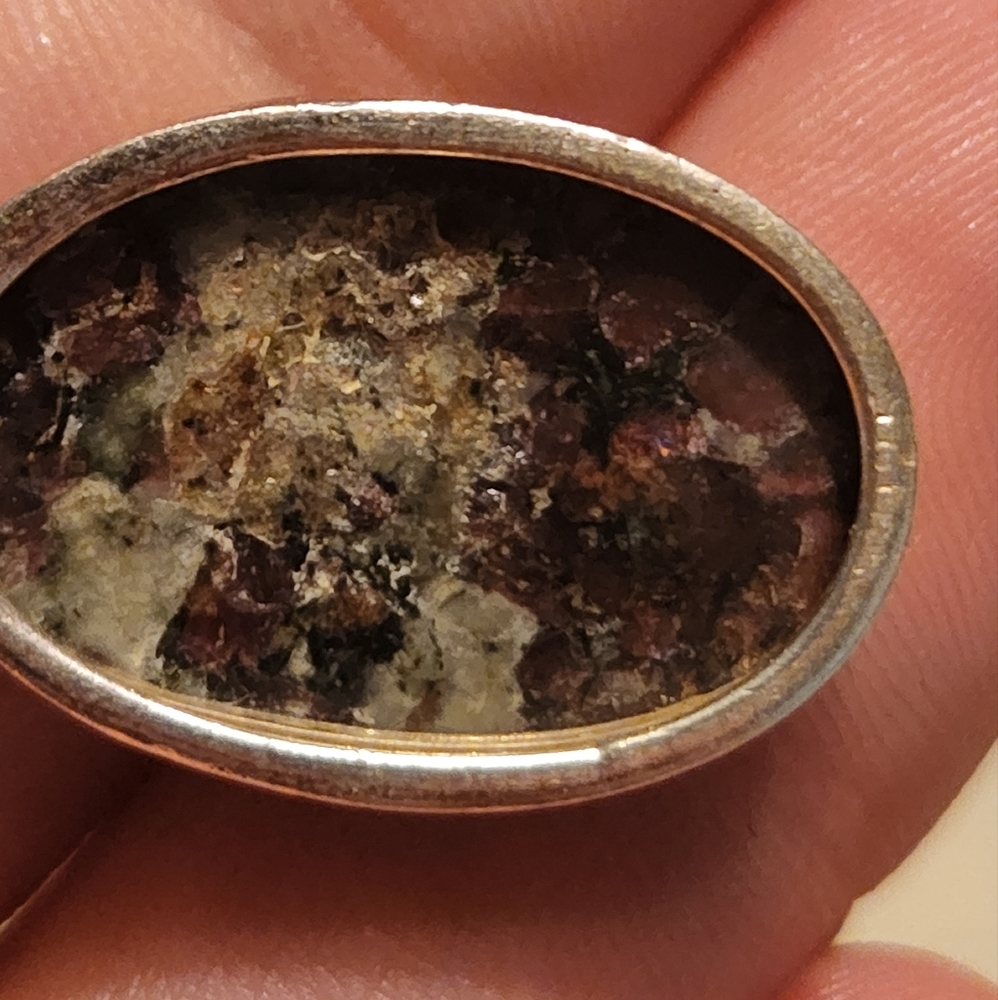 Rubelite & Carnelian Silver pendant - Picture 9 of 10